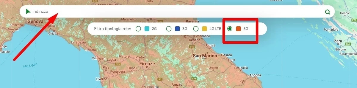Mappa della Copertura Very Mobile copertura-very-mappa-sito-ufficiale