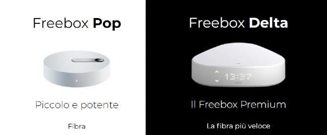 Freebox Pop e Delta