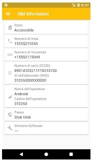 Sim Card Info