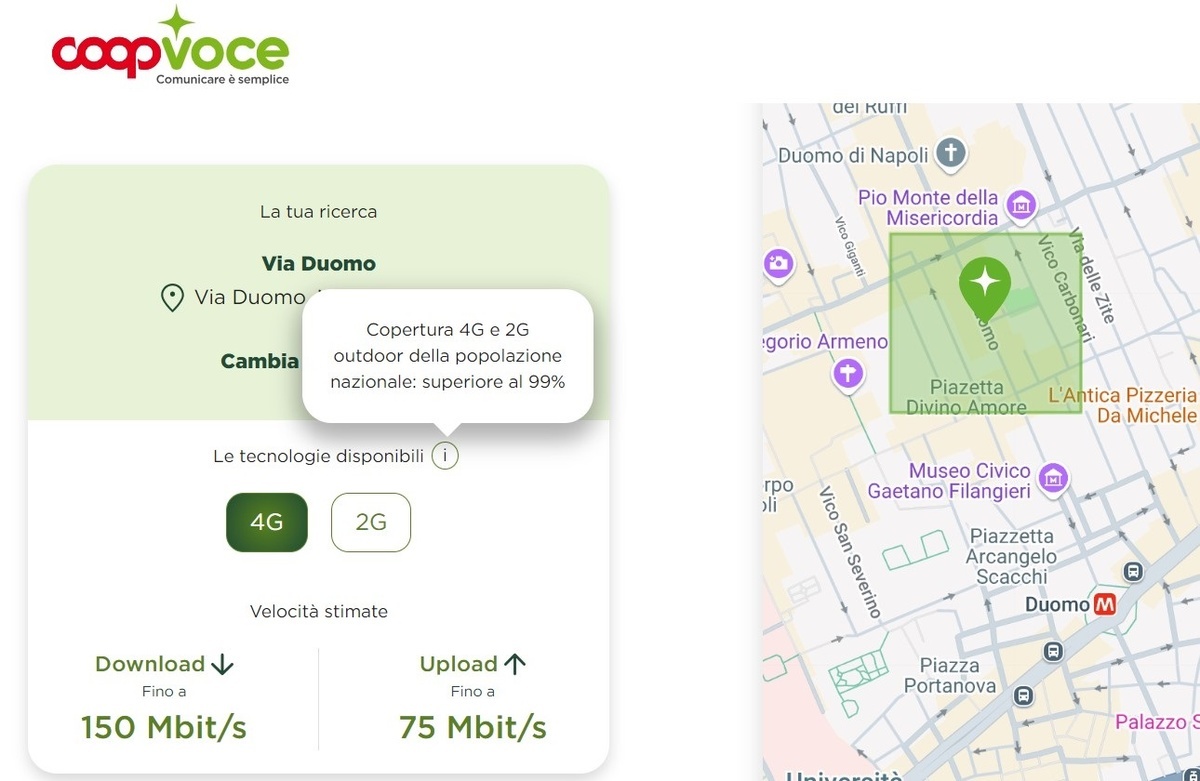 Copertura rete CoopVoce verifica-copertura-coopvoce-mappa