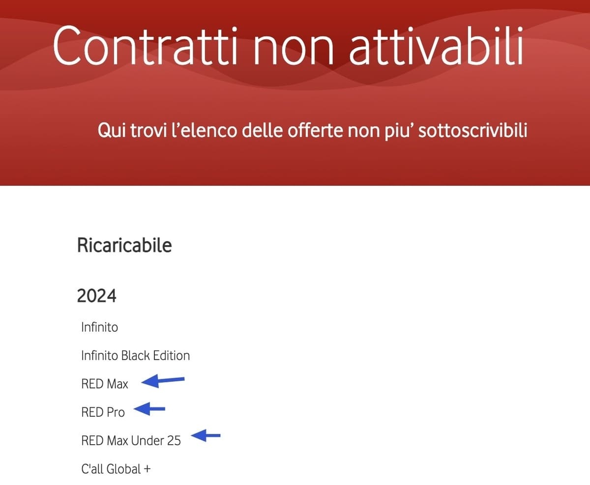 Vodafone Red e Red Pro non sono più sottoscrivibile red-non-piu-sottoscrivibile