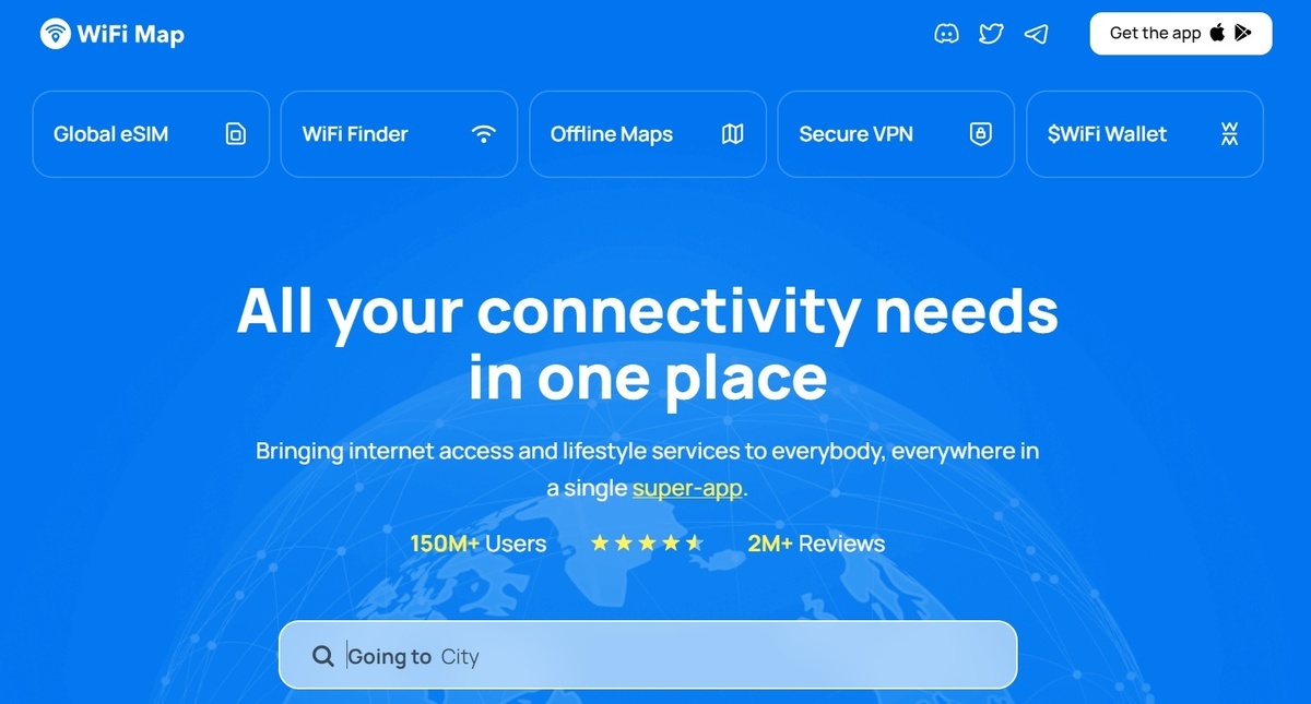 Wifi Map sito web