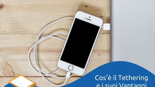 Smartphone collegato in Tethering USB