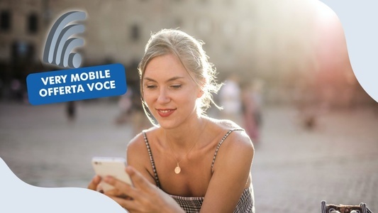 Chiami e utilizzi gli SMS spesso e fai un uso minore di internet? L'offerta Very Mobile Voce potrebbe essere adatta alle tue esigenze. 