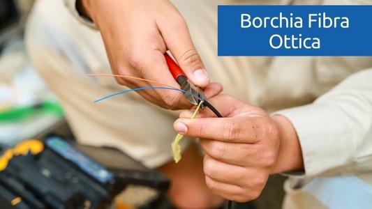 borchia fibra ottica