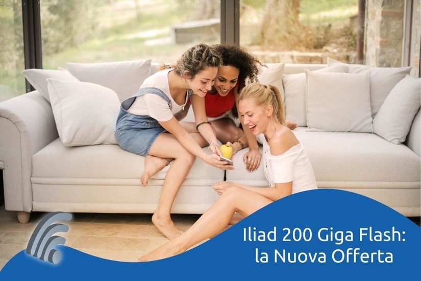 Passa ad Iliad 200 GB, per Giga, minuti ed SMS; anche in 5G.
