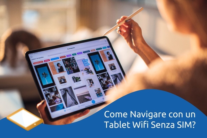 Tablet Wifi Connesso a Internet