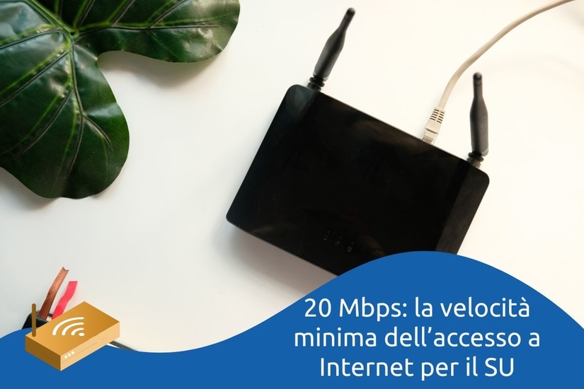 AGCOM Velocità Internet 20 Mbps