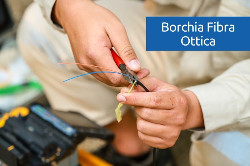 borchia fibra ottica