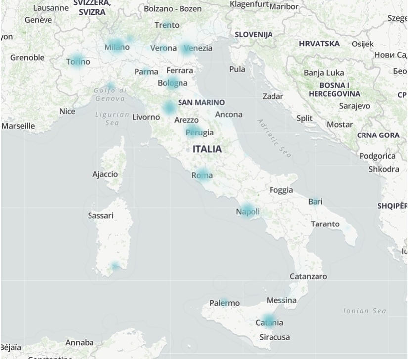 Mappa Interruzioni Operative e Segnalazioni Fastweb in Down Mappa Interruzioni Operative e Segnalazioni Fastweb in Down
