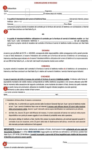 Modulo Disdetta Iliad modulo-disdetta-iliad