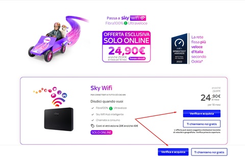 La Verifica della Copertura Fibra Sky Wifi Online Modalità per Verificare la Copertura Fibra Sky Wifi Online